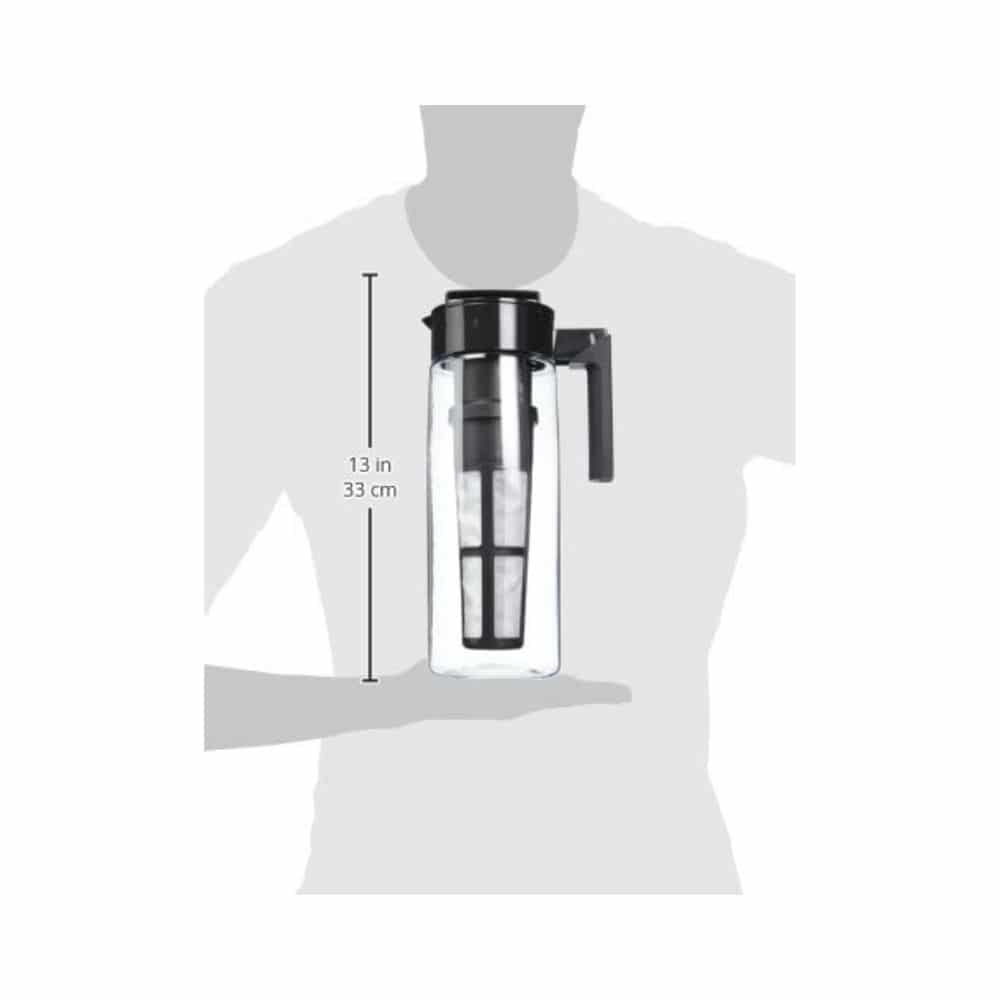 Takeya Patented Deluxe Cold Brew Coffee Maker, One Quart, Black – The  Curiosity Cafe