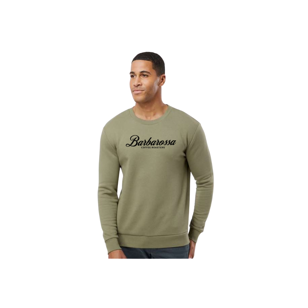 Military Green Sweatshirt Barbarossa Coffee